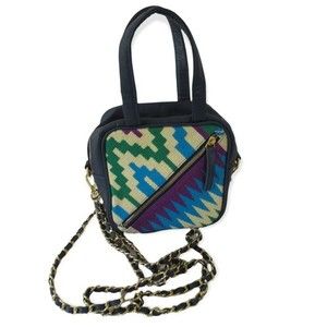 Oumuwa Blue leather Handbag